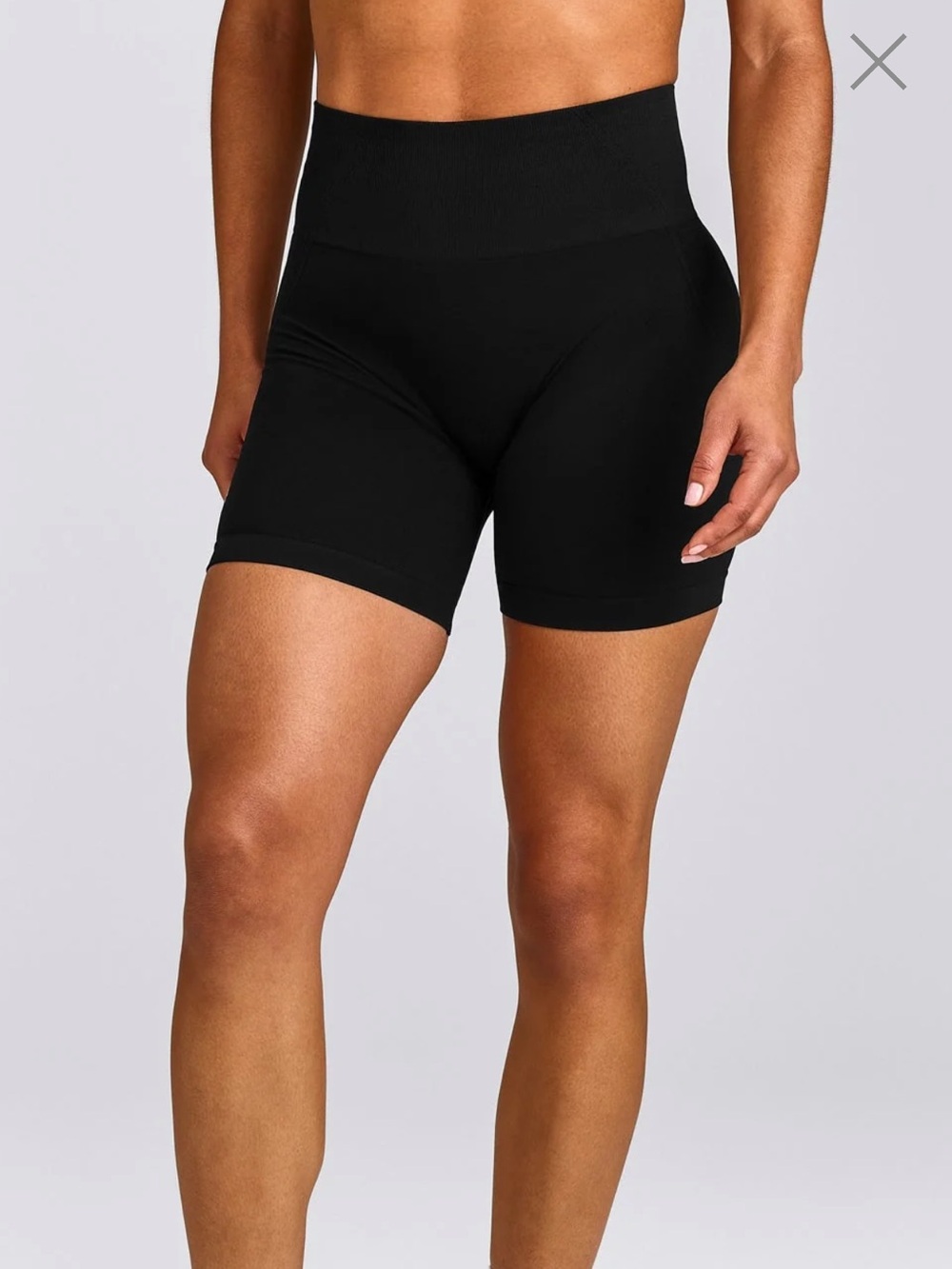 ONER Women’s Black High-Rise Bike Shorts